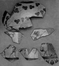 AMPHORA, NECK, FRAGMENTS (NORTHAMPTON GROUP, BLACK-FIGURE)