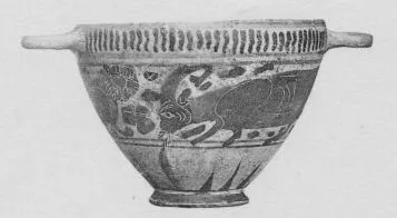 SKYPHOS (CORINTHIAN, BLACK-FIGURE)