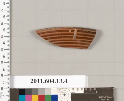 Terracotta fragment rim of a bowl?