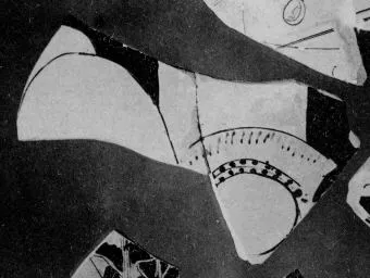 LOUTROPHOROS, FRAGMENT (ATHENIAN, RED-FIGURE)