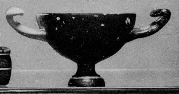 CHALICE (ATHENIAN, BLACK GLAZE)