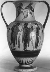 AMPHORA, NECK (ATHENIAN, BLACK-FIGURE)