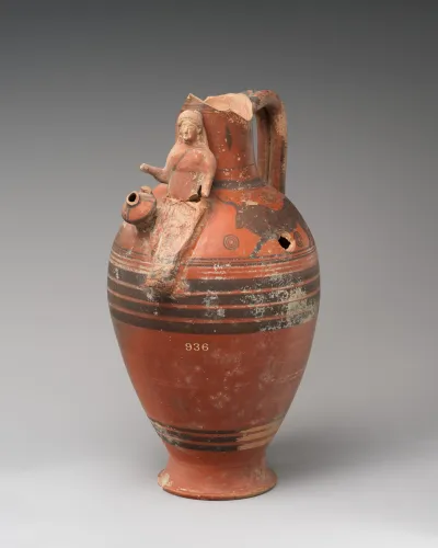 Terracotta jug