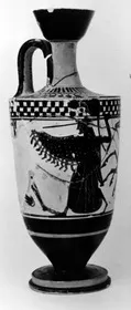 LEKYTHOS (ATHENIAN, BLACK-FIGURE)