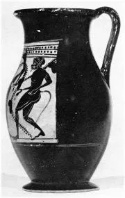 OLPE (ATHENIAN, BLACK-FIGURE)