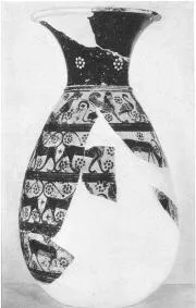 OLPE (PROTOCORINTHIAN, TRANSITIONAL, BLACK-FIGURE)