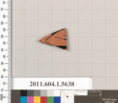 Terracotta fragment of a kylix (drinking cup)