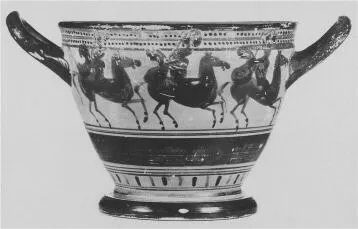 SKYPHOS (ATHENIAN, BLACK-FIGURE)