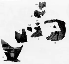 LEKYTHOS, FRAGMENTS (ATHENIAN, BLACK-FIGURE)