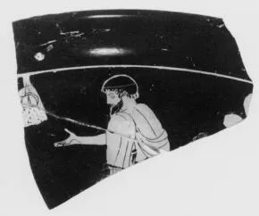 CUP C, FRAGMENTS (ATHENIAN, RED-FIGURE)