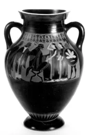 AMPHORA, BELLY, TYPE B (ATHENIAN, BLACK-FIGURE)