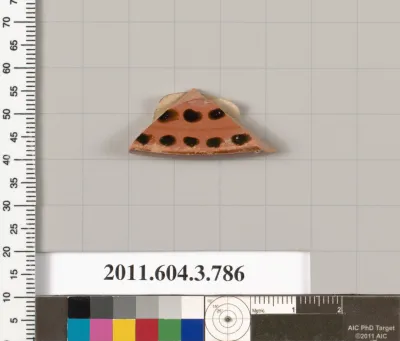 Terracotta fragment of a lid