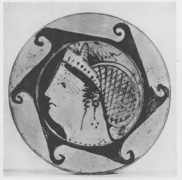 PLATE, STEMMED (ETRUSCAN, RED-FIGURE)