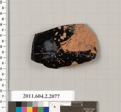 Terracotta fragment of an oinochoe: chous (jug)