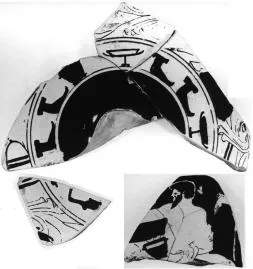 CUP, FRAGMENTS (ATHENIAN, RED-FIGURE)