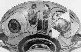 CUP A (ATHENIAN, BLACK-FIGURE)