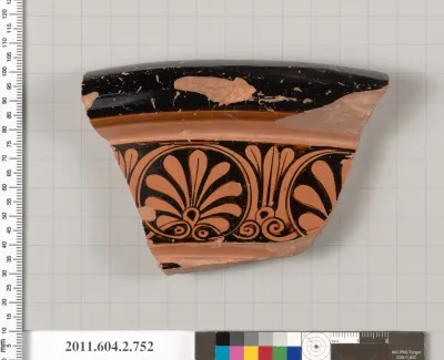 Terracotta fragment of a calyx-krater (bowl for mixing wine and water)