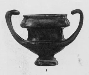 KANTHAROS (CALENIAN, BLACK GLAZE)