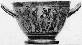 SKYPHOS (ATHENIAN, BLACK-FIGURE)
