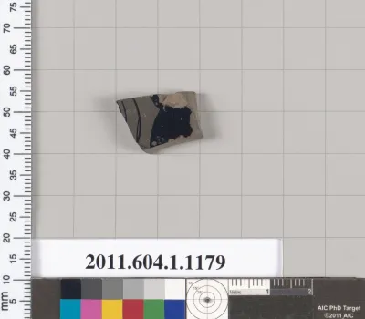 Terracotta fragment of a kylix (drinking cup)