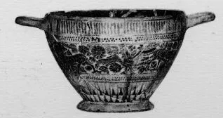 SKYPHOS (CORINTHIAN, BLACK-FIGURE)