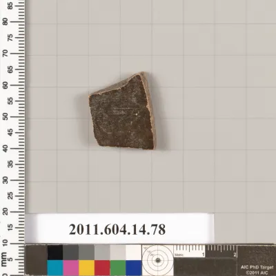 Terracotta fragment of an open shape