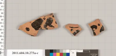 Terracotta fragments from a closed shape