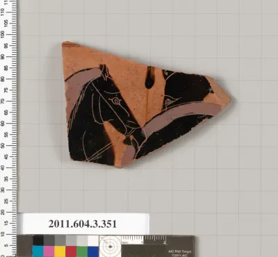 Terracotta fragment of a neck-amphora (jar)