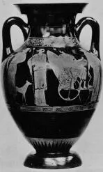 AMPHORA, BELLY, TYPE B (ATHENIAN, RED-FIGURE)