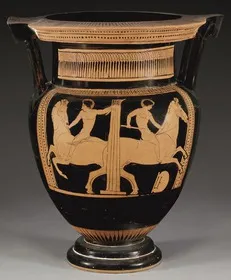 KRATER, COLUMN (ATHENIAN, RED-FIGURE)
