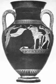 AMPHORA, BELLY, TYPE A (ATHENIAN, RED-FIGURE)