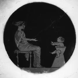 CUP, STEMLESS (ATHENIAN, RED-FIGURE)