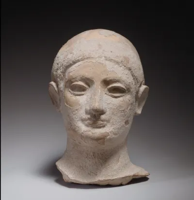Terracotta head of a youth