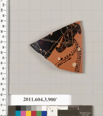 Terracotta fragment of a lekythos (oil flask)