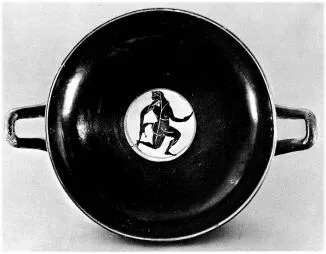 CUP A (ATHENIAN, BLACK-FIGURE)