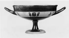 CUP, LITTLE MASTER BAND (ATHENIAN, BLACK-FIGURE)