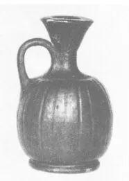 LEKYTHOS, SQUAT (SOUTH ITALIAN, BLACK GLAZE)