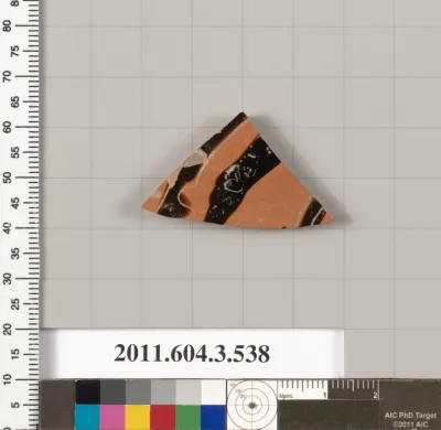 Terracotta fragment of a column-krater (bowl for mixing wine and water)