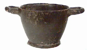 SKYPHOS (ATHENIAN, BLACK GLAZE)