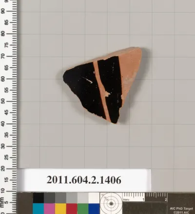 Terracotta fragment of a skyphos (deep drinking cup)