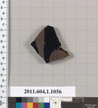 Terracotta fragment of a kylix (drinking cup)