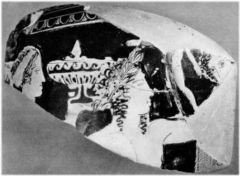 LOUTROPHOROS, FRAGMENT (ATHENIAN, RED-FIGURE)