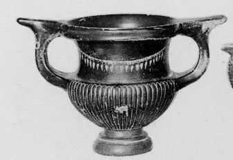 KRATER (SOUTH ITALIAN, CAMPANIAN, BLACK GLAZE)