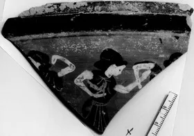 SKYPHOS, FRAGMENT (ATHENIAN, BLACK-FIGURE)