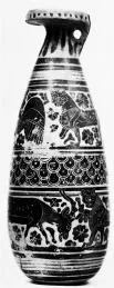 ALABASTRON (CORINTHIAN, BLACK-FIGURE)