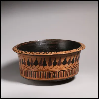 Deep terracotta bowl