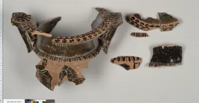 Terracotta fragments of a column-krater (deep bowl)