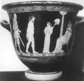 KRATER, BELL (ATHENIAN, RED-FIGURE)