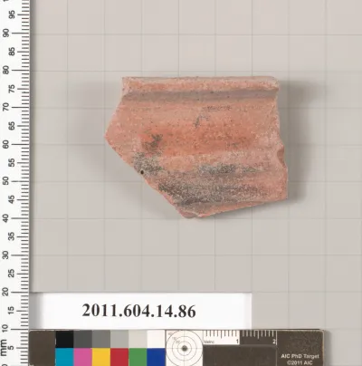 Terracotta fragment of a vase?