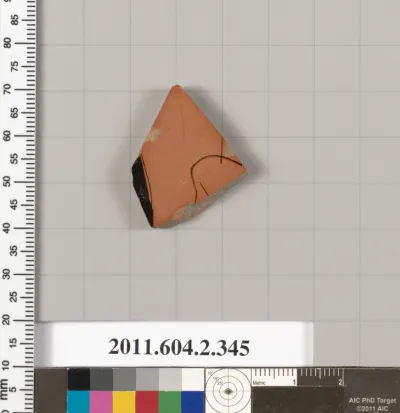 Terracotta fragment of a column-krater (bowl for mixing wine and water)